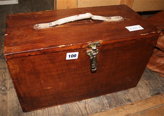 Wooden box inc 2 Doctor Who Limited edition books, postcards & cigarette cards etc
